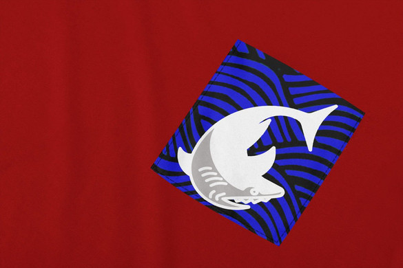 Koszulka z kieszonką REKIN SHARK