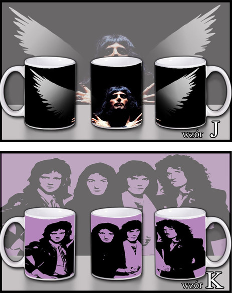 QUEEN Zestaw poduszka kubek WZORY+GRATIS