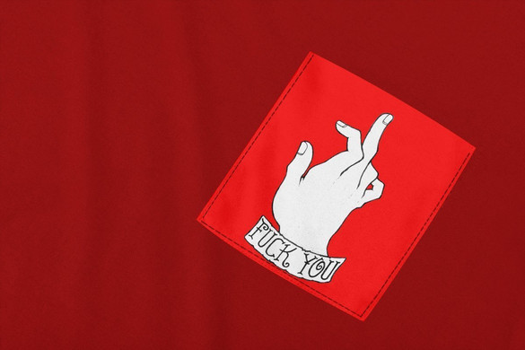 Koszulka z kieszonką FUCK YOU