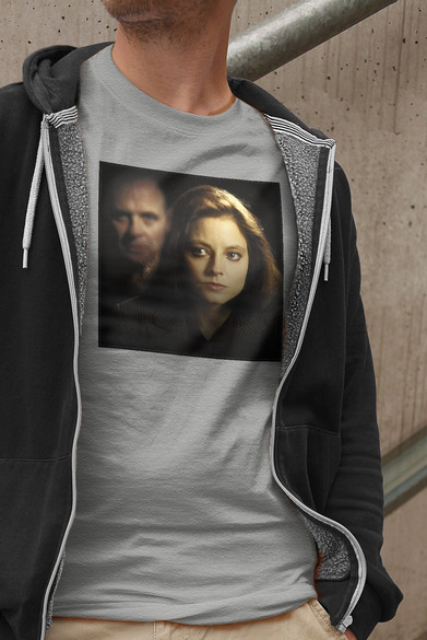 Koszulka z naszywką Milczenie owiec 01