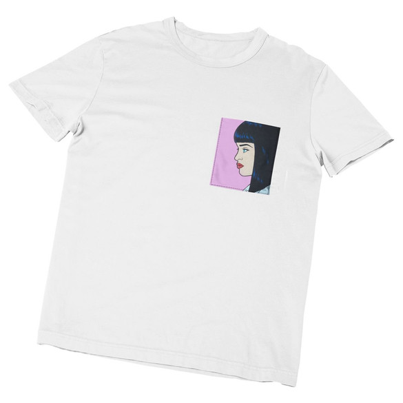 Koszulka z kieszonką PULP FICTION MIA