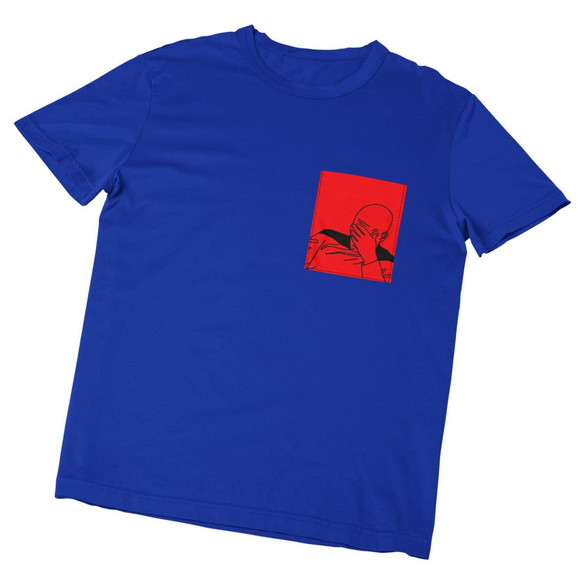 Koszulka z kieszonką STAR TREK FACEPALM