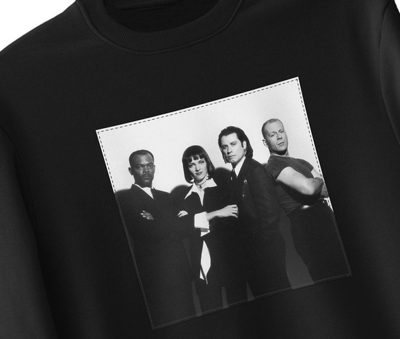 Bluza z naszywką Pulp Fiction Squad 01