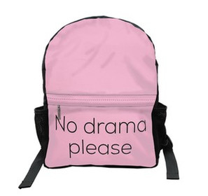 Plecak Szkolny NO DRAMA PLEASE Dodaj napis!