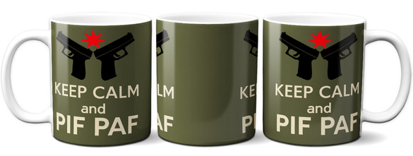 Kubek Keep Calm And Pif Paf