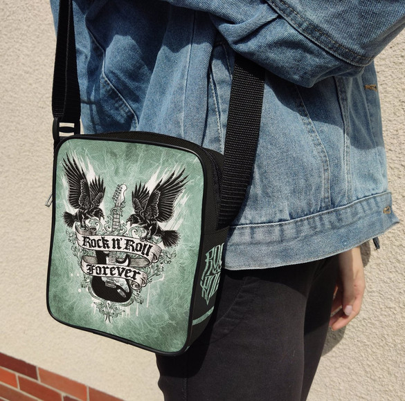 Torba Listonoszka ROCK N' ROLL FOREVER Dodaj Napis