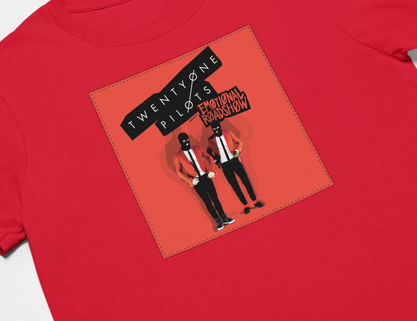 Koszulka z naszywką Twenty One Pilots 04