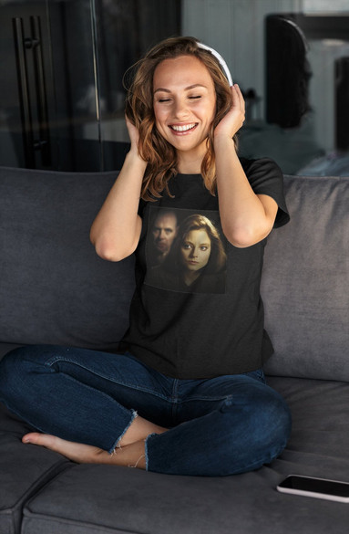 Bluzka damska z naszywką Milczenie owiec 01