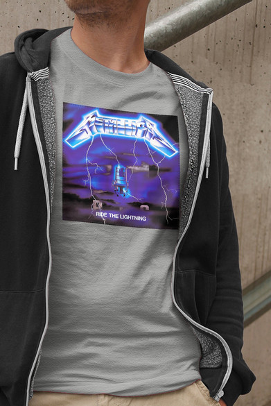 Koszulka z naszywką Metallica Ride the