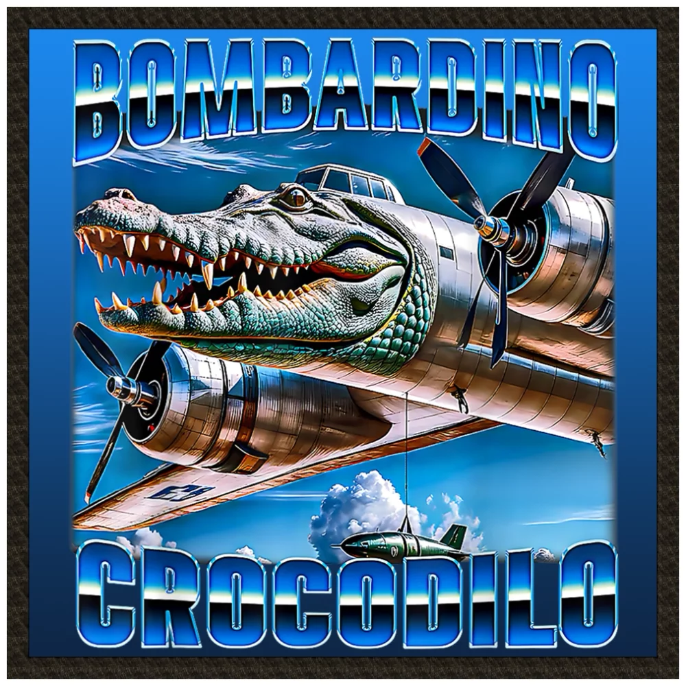 Naszywka Italian Brainrot Bombardino Crocodilo