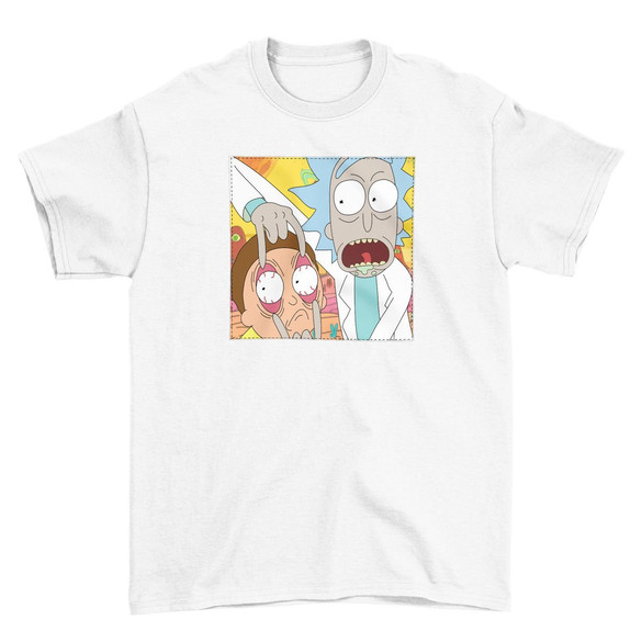 Koszulka z naszywką Rick and Morty 04