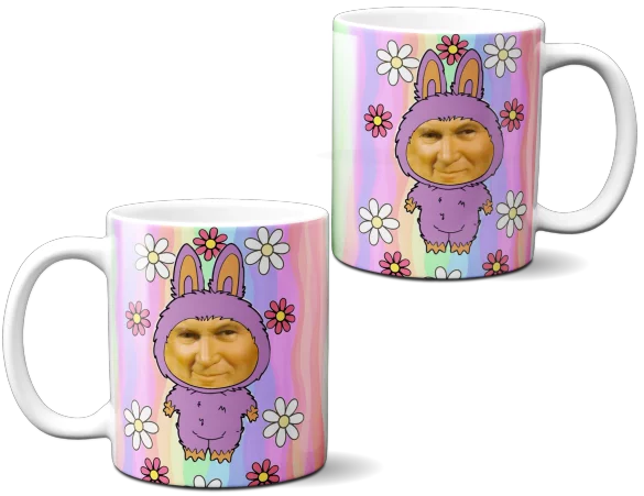 Kubek lapapa kolorowy JP2 bubu dodaj napis