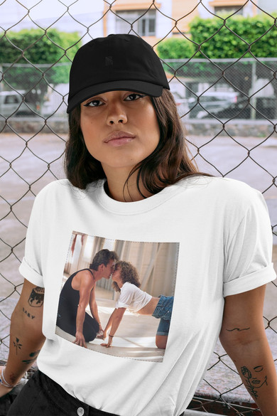 Koszulka z naszywką Dirty Dancing Kiss