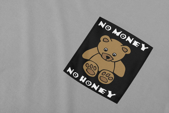 Koszulka z kieszonką No money no honey