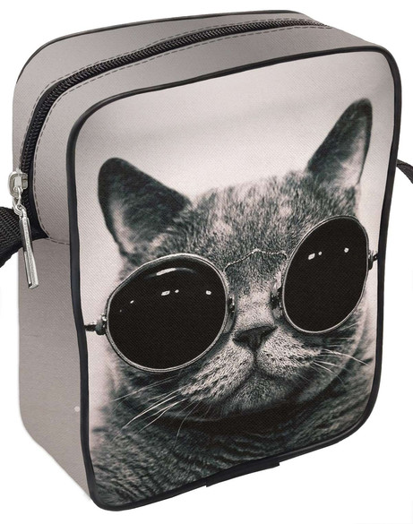 Torba Listonoszka KOT W OKULARACH 01 Dodaj Napis!