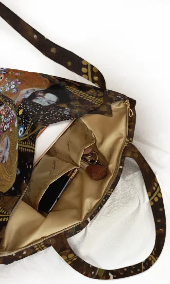 Torba na ramię shopper Węże Wodne II Gustav Klimt