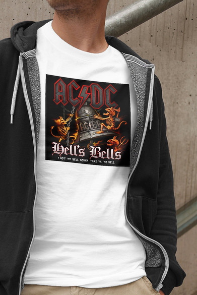 Koszulka z naszywką AC/DC Hells Bells