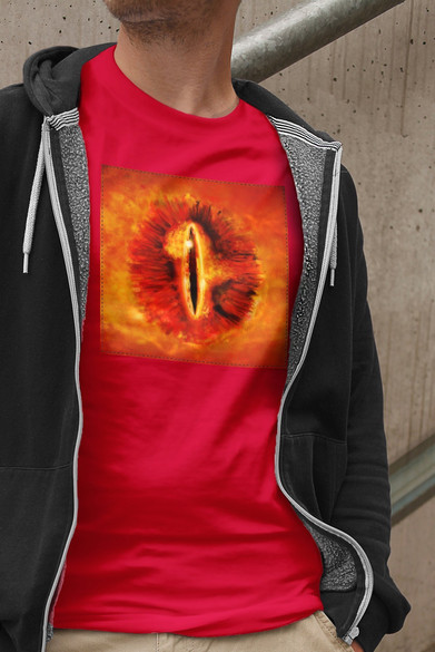 Koszulka z naszywką Eye of Sauron