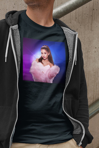 Koszulka z naszywką ARIANA GRANDE 07