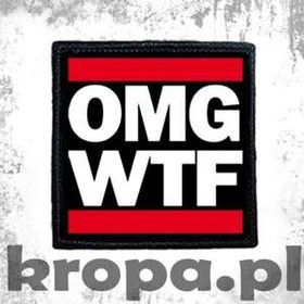 Naszywka OMG WTF