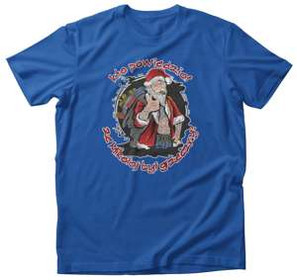 Koszulka niegrzeczny Mikołaj świąteczna