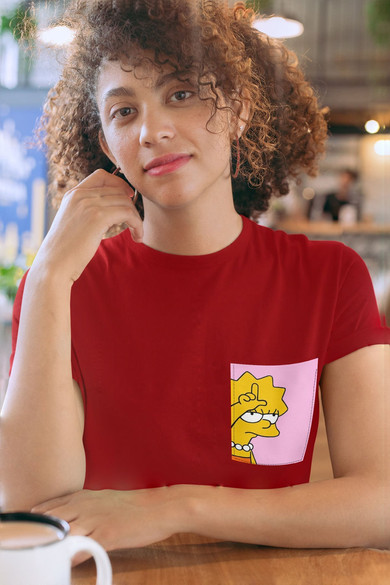 Koszulka z kieszonką LISA SIMPSON
