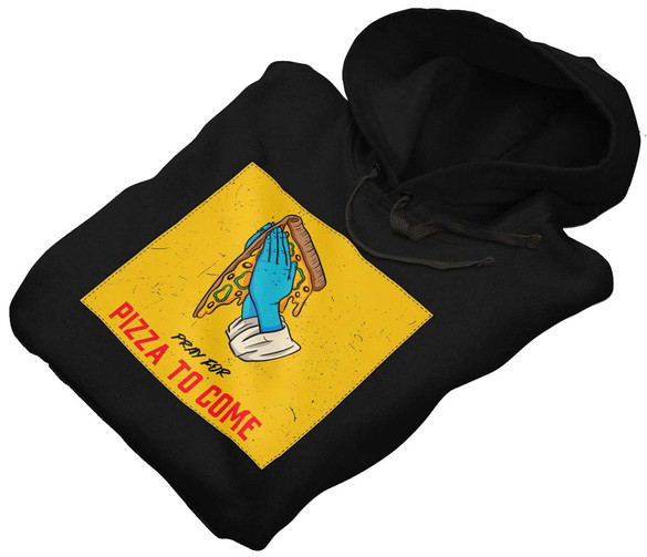 Bluza z naszywką Pray for pizza