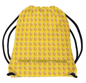 Worek w rzułty wzorek Jan Paweł 2 JP2