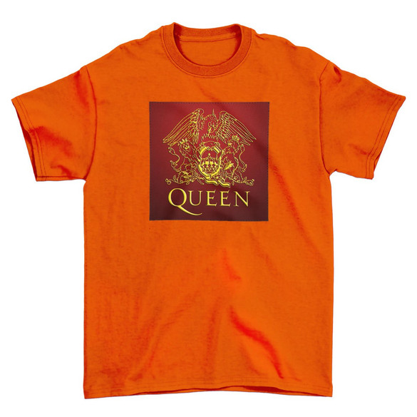 Koszulka z naszywką Queen logo red