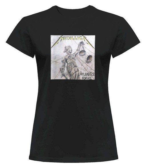 Bluzka damska z naszywką Metallica And Just