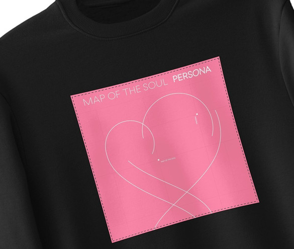 Bluza z naszywką BTS Map of the Soul