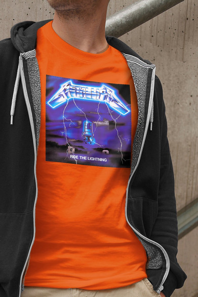 Koszulka z naszywką Metallica Ride the