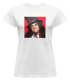 Bluzka damska z naszywką Alice Cooper