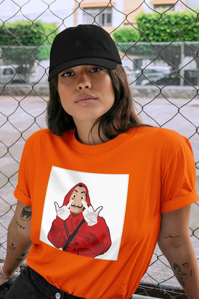 Koszulka z naszywką Dom z papieru 03