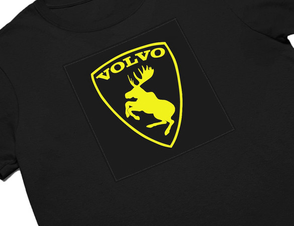 Koszulka z naszywką Volvo łoś