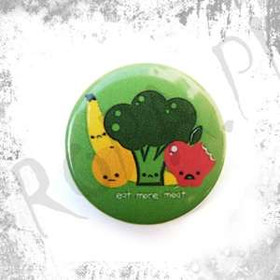 Przypinka EAT MORE MEAT