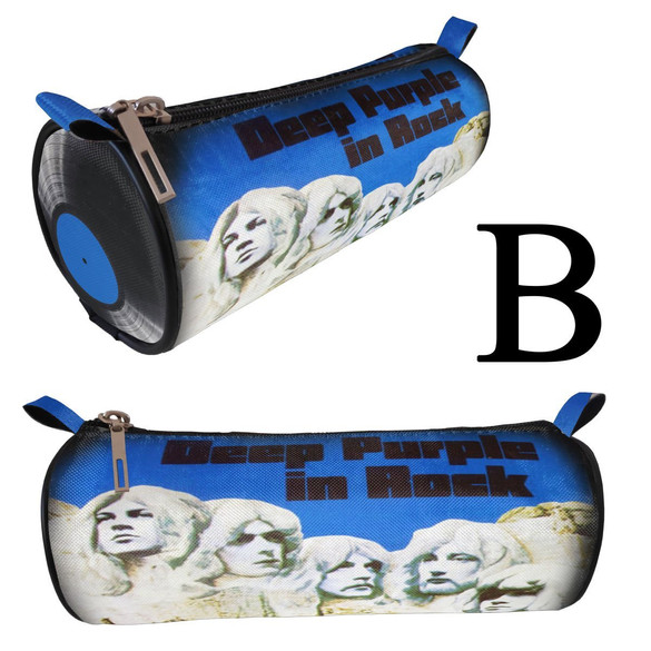 DEEP PURPLE Piórnik szkolny tuba WZORY