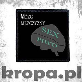 Naszywka MÓZG MĘSZCZYZNY