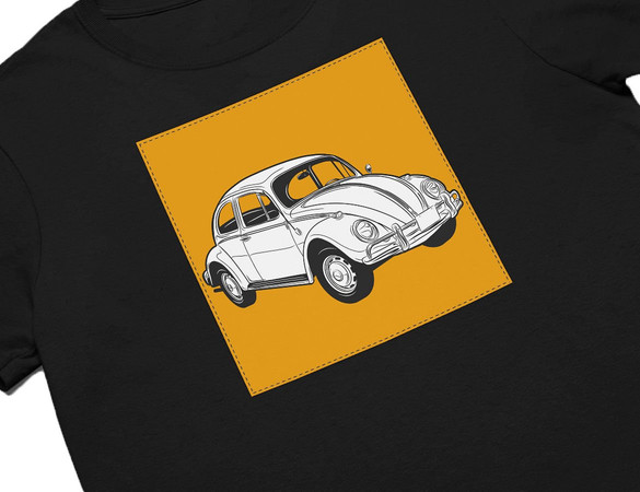 Koszulka z naszywką Volkswagen Beetle