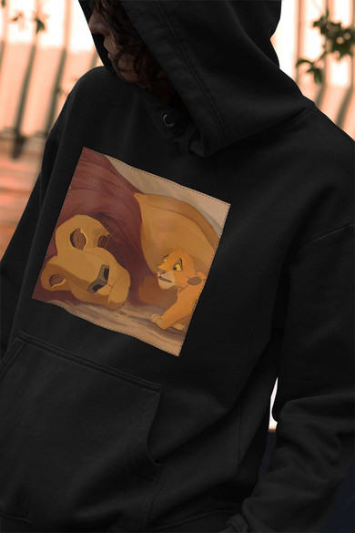 Bluza z naszywką Mufasa dies