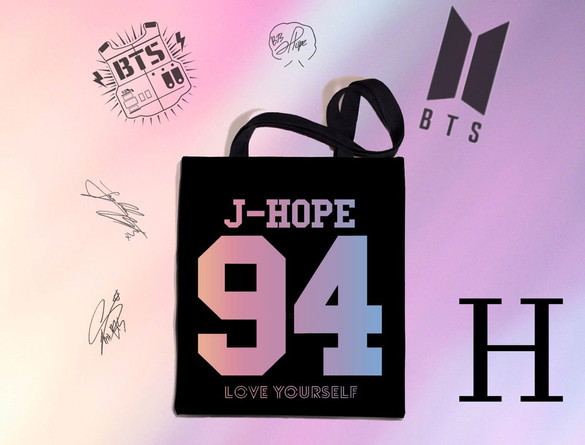 Torba na ramię BTS k-pop FULLPRINT z Polski WZORY