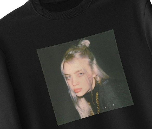 Bluza z naszywką Billie Eilish 08
