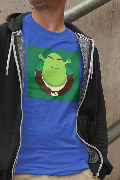 Koszulka z naszywką SHREK