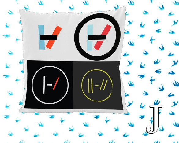 Poduszka TWENTY ONE PILOTS DUŻO WZORÓW 40 x 40 cm