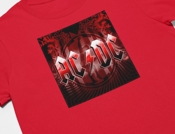 Koszulka z naszywką AC/DC Black Ice