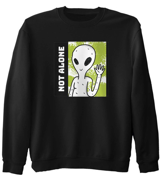 Bluza z naszywką Not alone