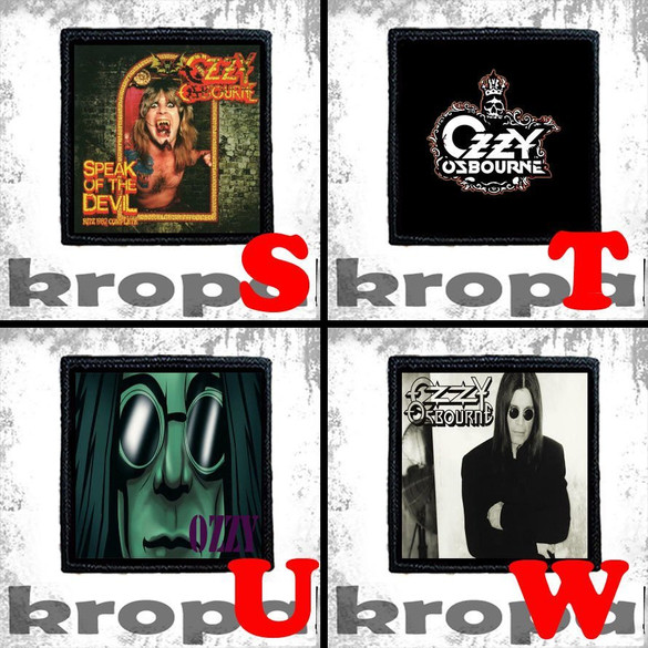 Naszywka OZZY OSBOURNE 8 X 8 cm Dużo Wzorów!