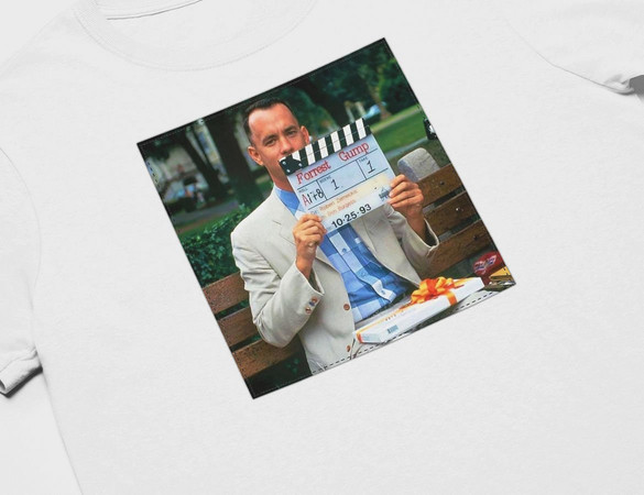 Koszulka z naszywką Forrest G. first scene