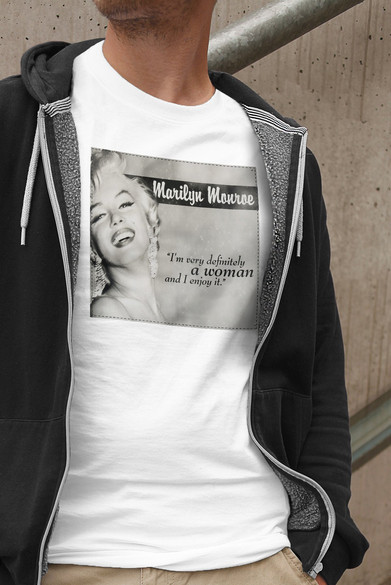 Koszulka z naszywką Marilyn Monroe 02