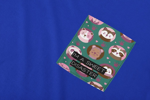 Koszulka z kieszonką SWEET DISASTER 02